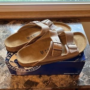 Birkenstock Arizona BS Sandals Tabacco Tobacco Brown NWT